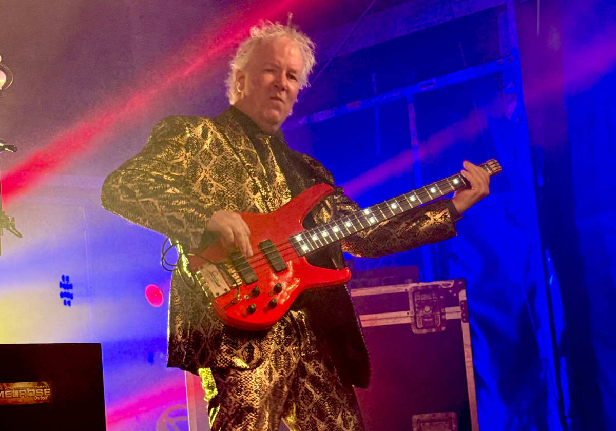 Person playing guitar